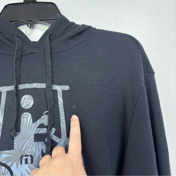 Travis Mathew Golf Cart Hoodie Sweatshirt Pullover Black Medium Men's Cotton Bl - Picture 2 of 14